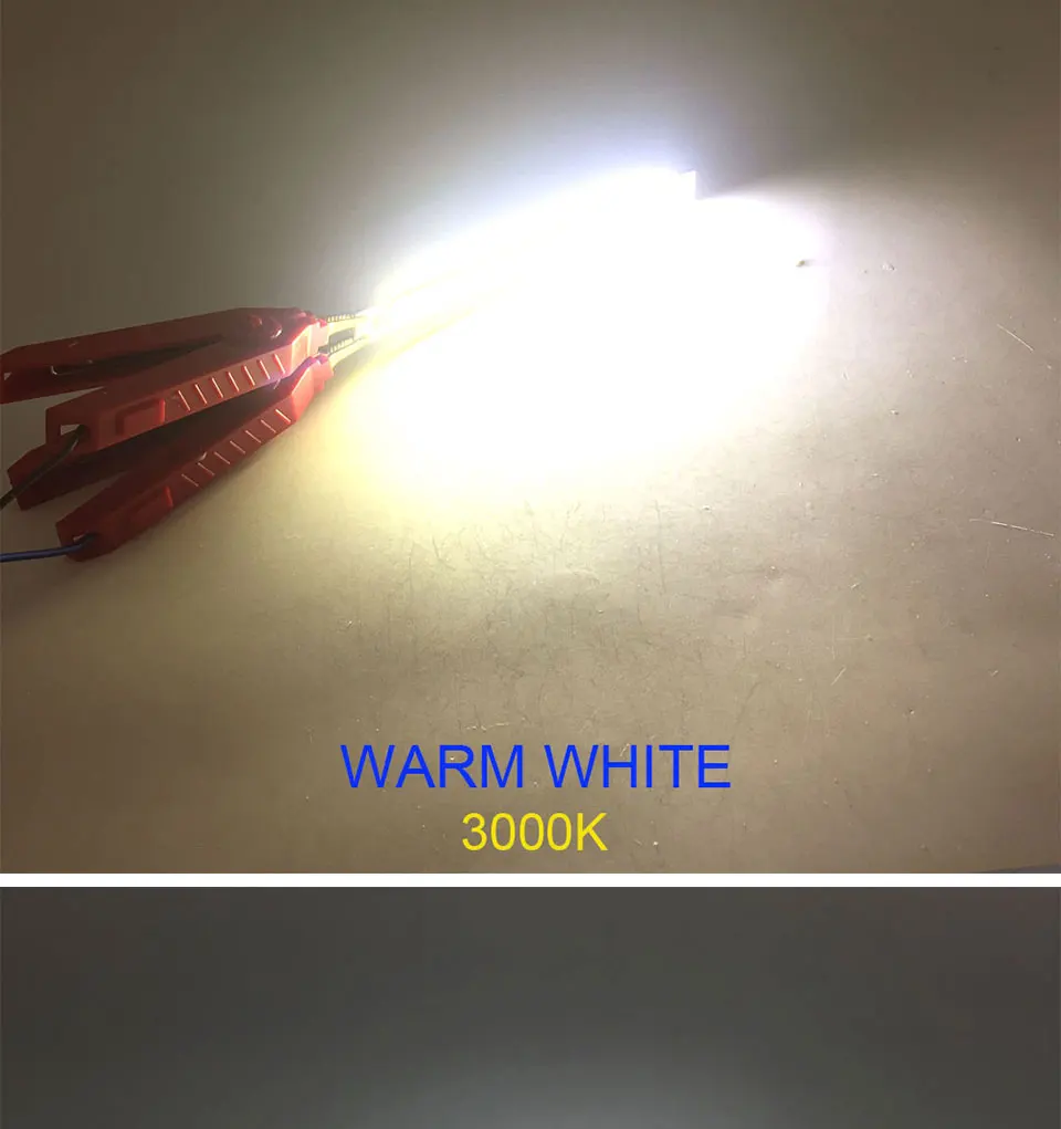 120mm 4.72in LED Bar Light Strip COB Bulb 12V 7W 10W LED Lamp Green Blue Red White Emitting Colors 12010mm COB Chip (12)