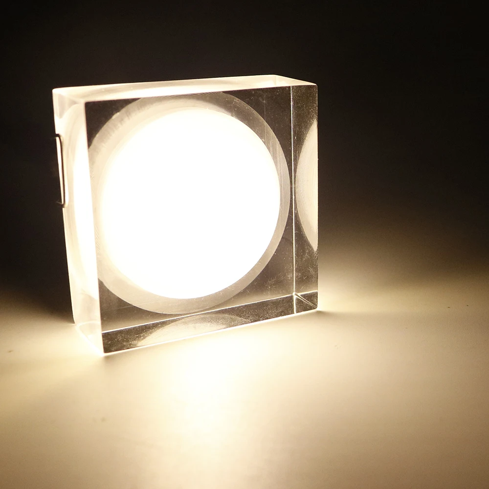 Downlight + Motorista Teto de Cristal Armário da Escada para a Sala de Estar do Hotel Praça Levou Spot Light 1 w 3 Arandela 110 v 220 iq 4 Pcs 9 Spot light Teto de Cristal 1 W
