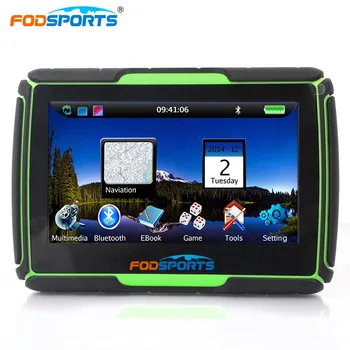 

Fodsports 4.3 inch 256MB 8GB Motorcycle GPS Navigation Windows CE6.0 IPX7 Waterproof Car Bluetooth GPS Navigator with Bracket