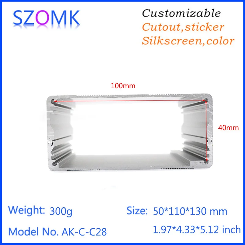 aluminum extruded enclosure project box instrument enclosure junction housing szomk chassis outlet boxes (6).jpg
