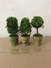 ФОТО free shipping,3pcs,h15cm,mini artificial plant decor decorative potted plant for living room home office wholesale and retail
