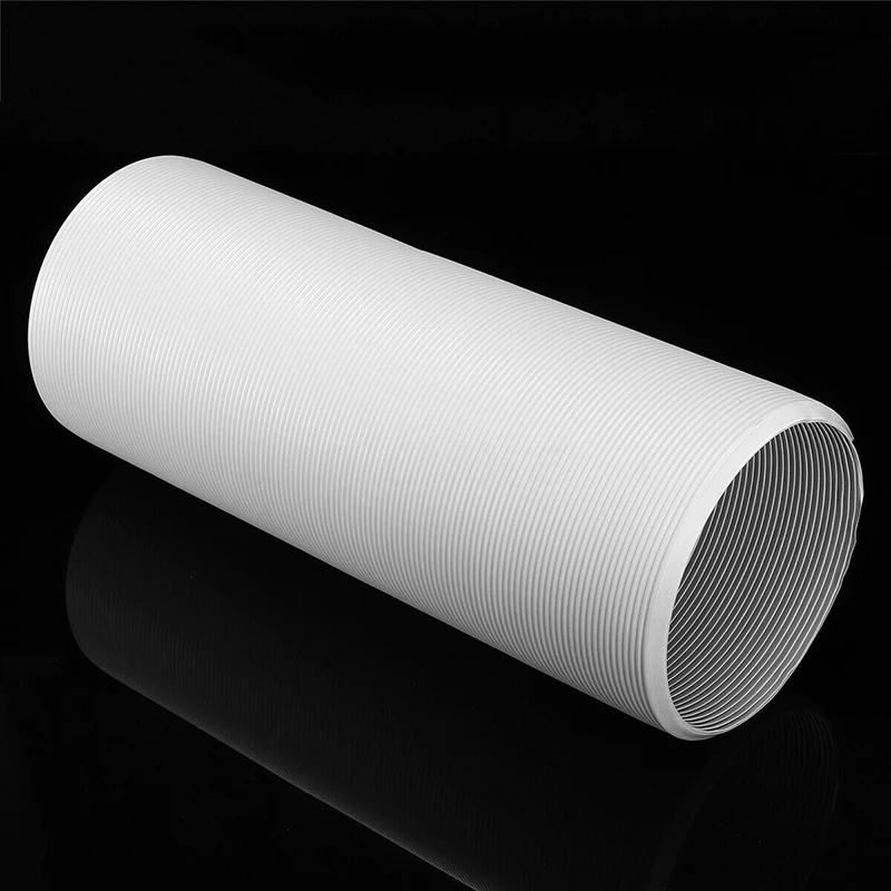 

White Exhaust Hose 3 Meters Exhaust Hose Pipe Air Conditioner Portable Flexible Replacement Accessories Durable