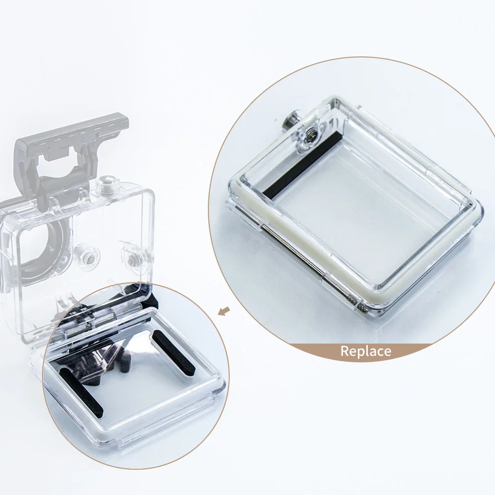 

Waterproof Float Sponge LCD Version Backdoor Screen Cover Housing Case for Gopro Hero 3 Action Camera GO Pro Session Accessories