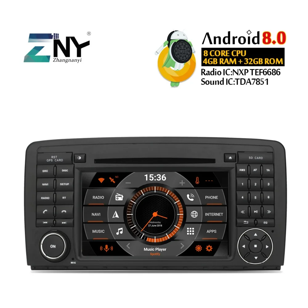 7 &quotips android-автомобильный DVD gps для Benz R Class W251 R280 R300 R320 R350 R500 автомобильное стерео