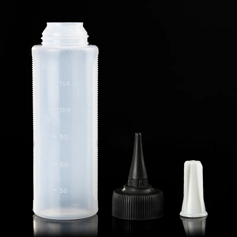 150 мл Профессиональный салонный пластиковый аппликатор для шампуня пустая бутылка для сухой чистки мытья горшка для чистки волос Парикмахерские аксессуары инструмент