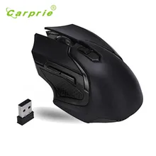 Carprie Новинка 2,4 ГГц 3200 dpi Беспроводная оптическая игровая мышь Мыши для компьютера ПК ноутбука 17May23 дропшиппинг