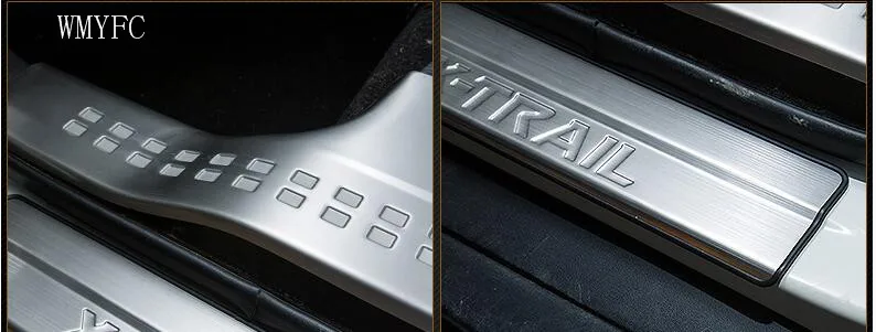 Для- Nissan X-Trail X Trail XTrail T32 внутри+ снаружи из нержавеющей стали Накладка на порог двери приветствуется отделка педали
