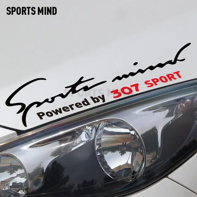 US $5.99 Sports Mind Car Styling On Car Lamp Eyebrow automobiles  motorcycles Car Sticker Decal For Peugeot