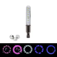 Leadbike 7 LED Colorful Bicycle Bike Wheel LED Lights Cycling Bike Accessories Waterproof Tire Valve Light for Free Shipping