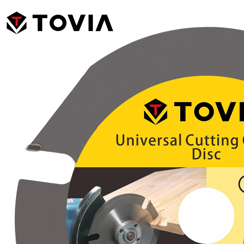 TOVIA 150mm Универсальный Пильный Диск по Дереву для УШМ 6inch 22.22mm по Газобетону Гипсокартону Пластику лезвия лезвие алмазный диск пилы для распиловки древесины реноватор блейд пильный по дереву диски болгарки