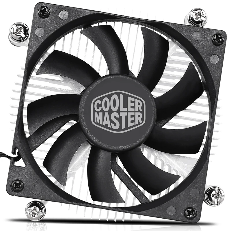 Mini Cooler Master H115 H116 Refrigerador Cpu para Máquina All-in-one e Ventilador Silencioso Intel Lga 1155 1156 1150 1151 80 mm Ventiladores e resfriadores - Imagem 3