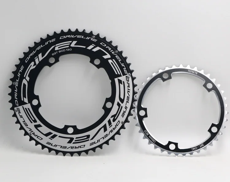 DRIVELINE CNC 53/39 дорожный велосипед TT chainring 110BCD/130BCD