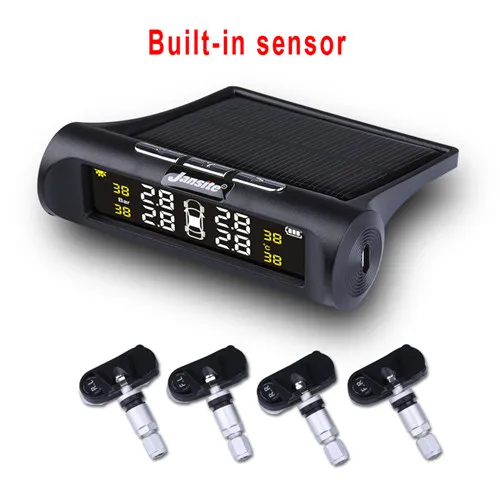 

Smart Car TPMS Tyre Pressure Monitoring System Solar Power Digital LCD Display Auto Security Alarm Systems Tyre Pressure