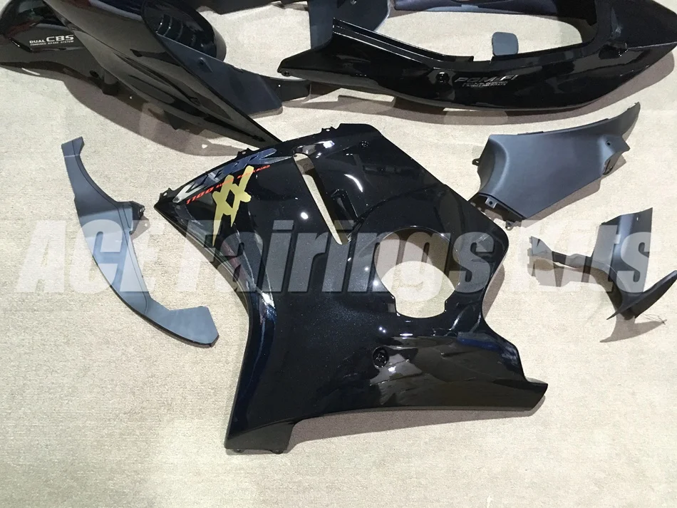 ABS Мотоциклетный вставной обтекатель, пригодный для Honda 1996-2007 CBR1100XX 96-07 CBR 1100XX Blackbird мотоцикл обтекатели комплект черный на заказ