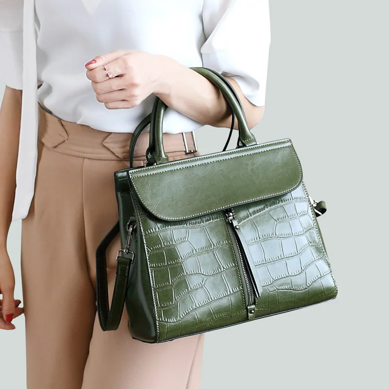 

LKX Luxury Famous Brand Star Handbags Soft Female Genuine Leather Bag Women Top Handle Bags Cowhide Single Shoulder Satchel