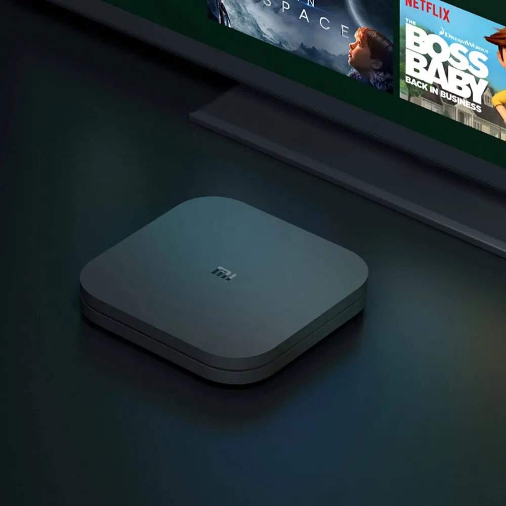شياو mi mi مربع S 4 K التلفزيون مربع Cortex-A53 رباعية النواة 64 بت مالي-450 1000Mbp الروبوت 8.1 wiFi BT4.2 2 GB + 8 GB HD mi 2.0 التلفزيون مربع أحدث