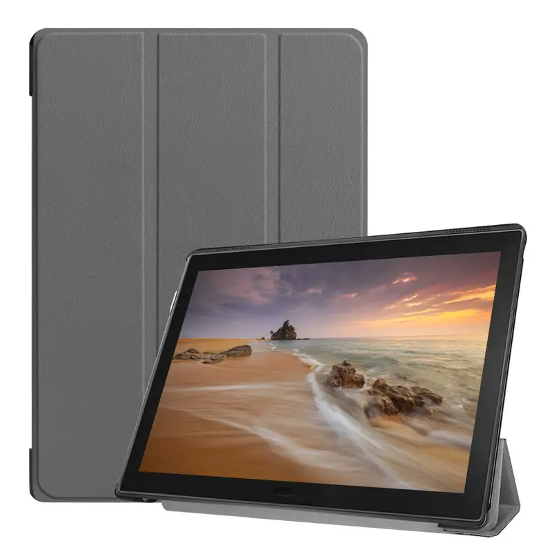 Чехол для lenovo Tab E10 TB-X104F TB-X104L 10," чехол Funda Tablet тонкий защитный чехол из искусственной кожи с подставкой+ стилус+ пленка