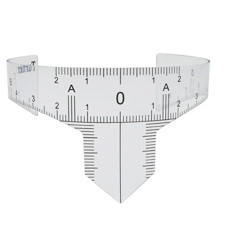 

Makeup Brow Measure Eyebrow Guide Ruler Microblading Reusable Permanent Tools