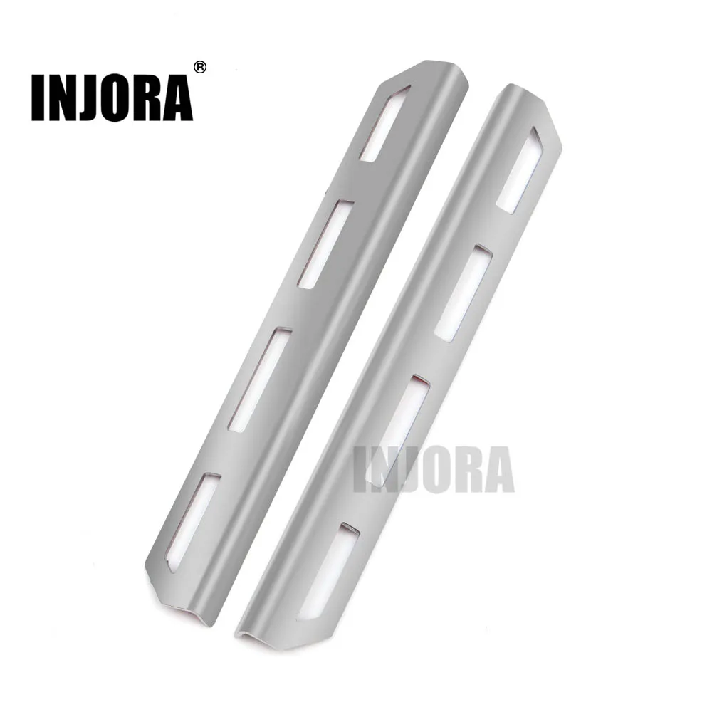 

INJORA 2PCS TRX4 Metal Pedal Protector for 1:10 RC Rock Crawler Traxxas TRX-4