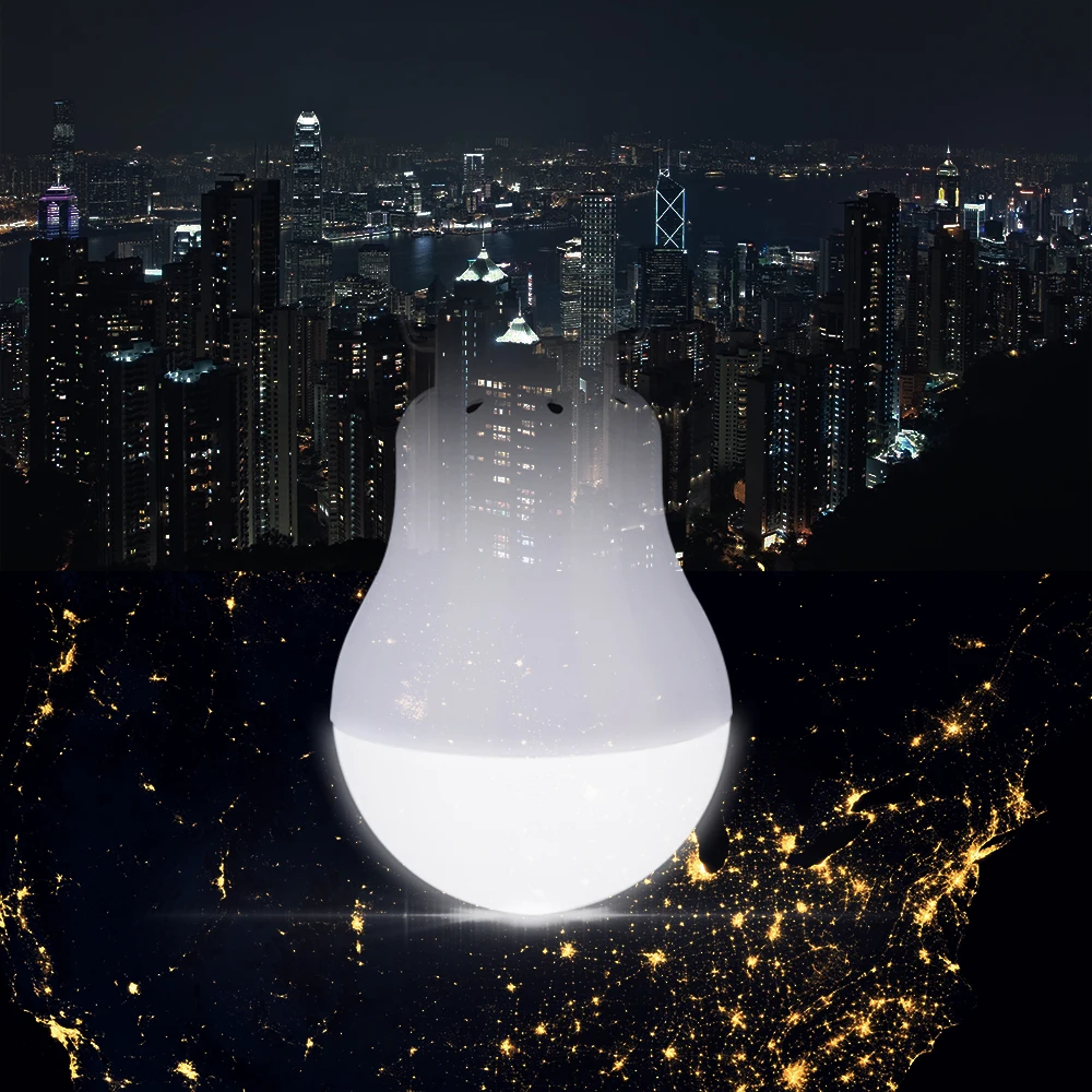 Lâmpadas Solares agm levou lâmpada movido a Solar Powered Led Light : Solar Led Bulb Light With Charger Panel Sunlight Flashlight