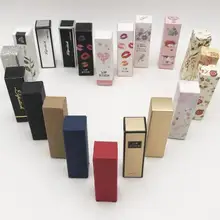 100 шт./лот 5 г 5 мл бальзам для губ тюбик упаковочная картонная коробка губная помада трубка DIY упаковочная коробка 25*25*85 мм красочная крафт-бумага подарок
