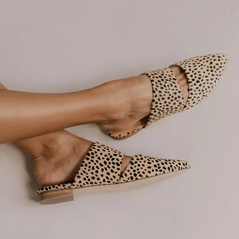 

New Women Slippers Summer Leopard Sandals Slipper Indoor Outdoor Work Shoes Female Fashion Slippers