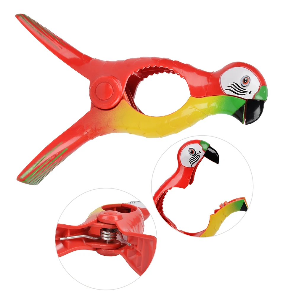 4 шт. пластиковые милые животные шезлонг пляжное полотенце заколки для