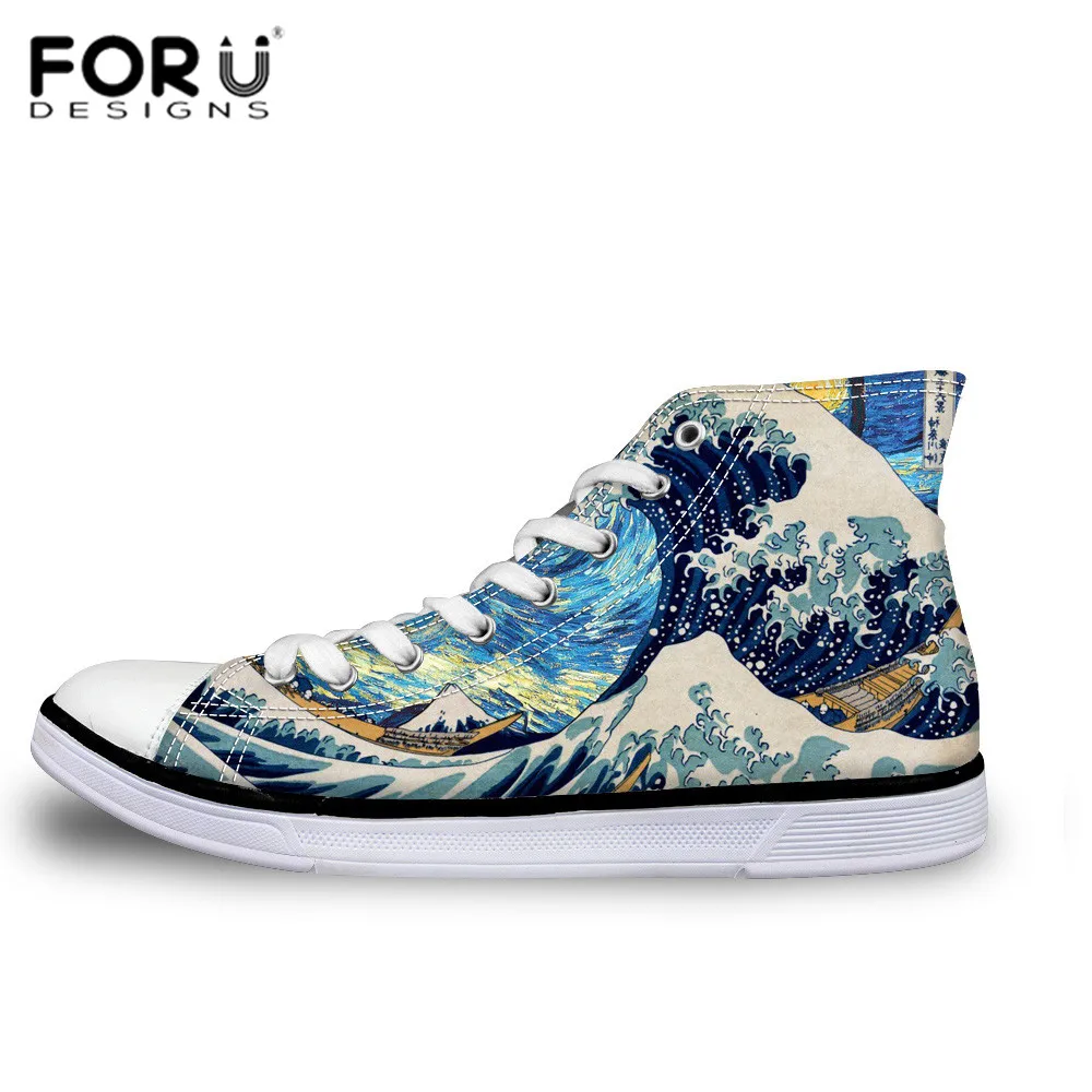 shoes with waves
