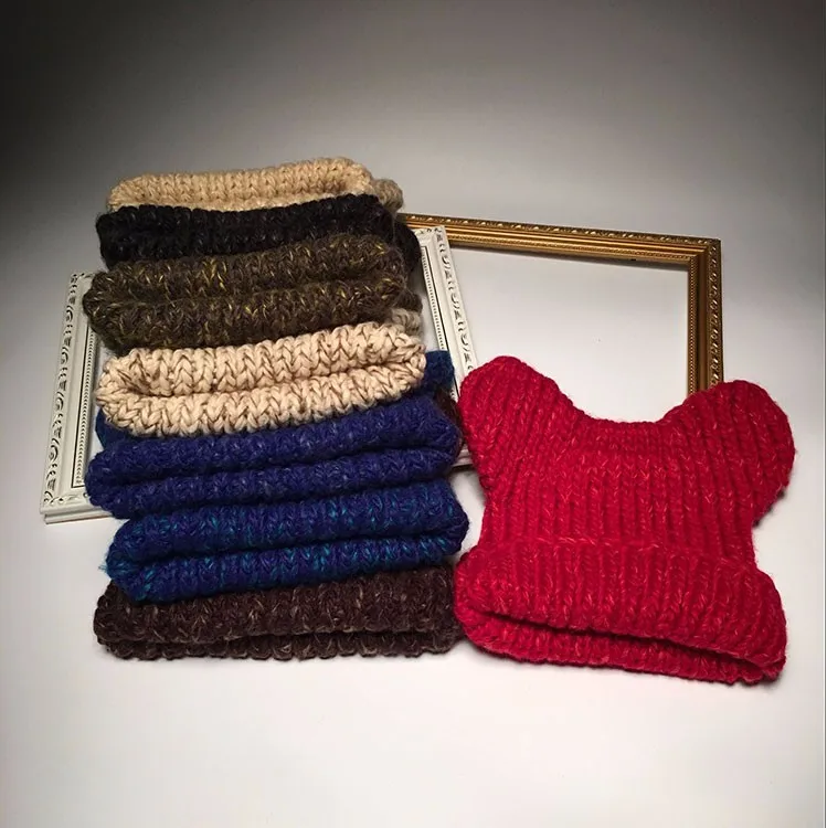 Для женщин зимние Кепки утолщенной родитель-ребенок шляпа 2018 взрослых зимняя шапка Забавные Южная Корея ручной Детские теплые