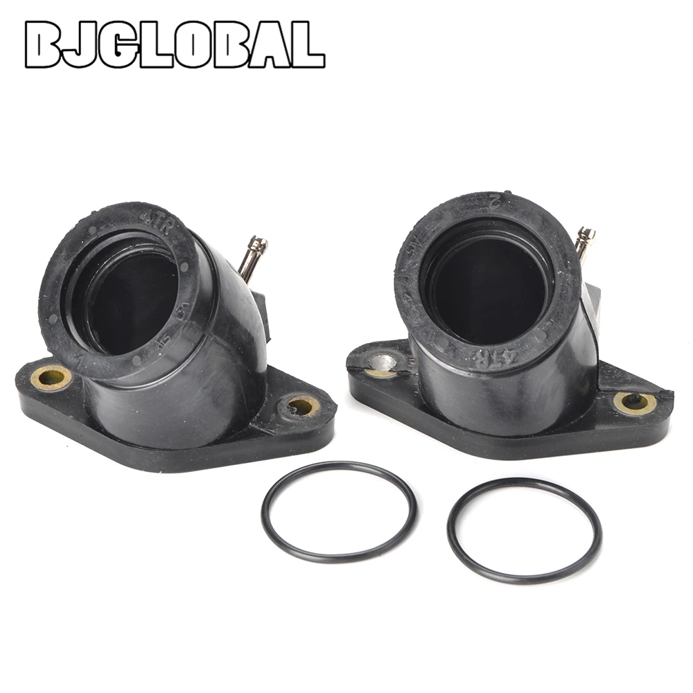 

Motorcycle Carburetor Adapter Inlet Intake Pipe Rubber Mat For Yamaha XVS400 XVS400C DRAG STAR CLASSIC 4TR-13586-01 4TR-13596-01