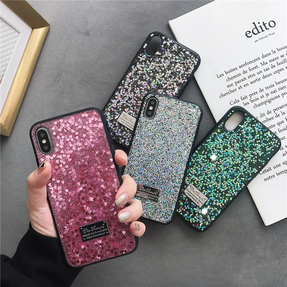 

Luxury Gold Foil Glitter Case For VIVO X9S X20 X21 TPU Silicone Back Cover For VIVO X23 Flicker V9 Y85 Y93 Y97 Z3i V11i Case