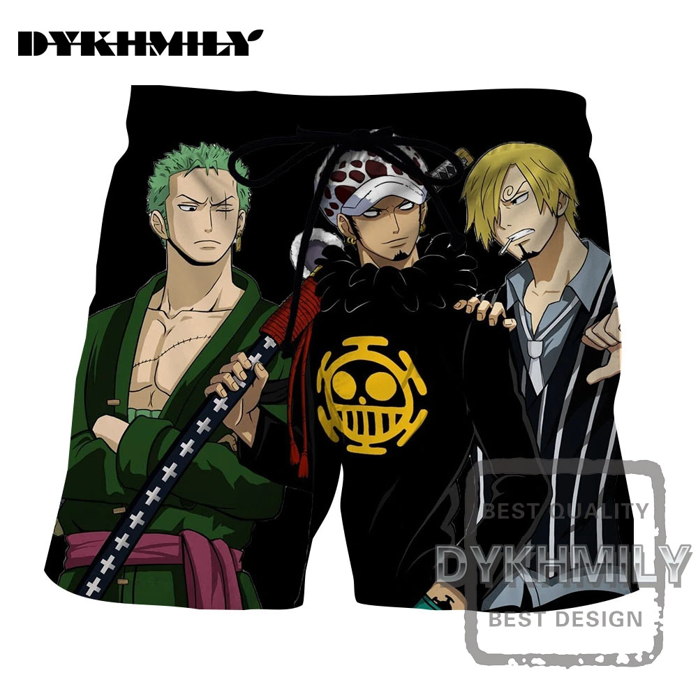 Dykhmily 17 Summer New Fashion One Piece Anime Character Too Yellow Hair With Black Hair 3d Print Men Beach Shorts Popular Hair Fashion Beach Men Shortsman Shorts Beach Aliexpress