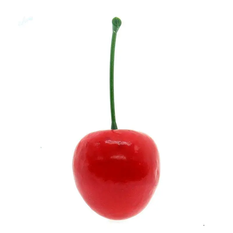 20Pcs Decorative Artificial Fake Cherry Mini Fruit Food Wedding Party