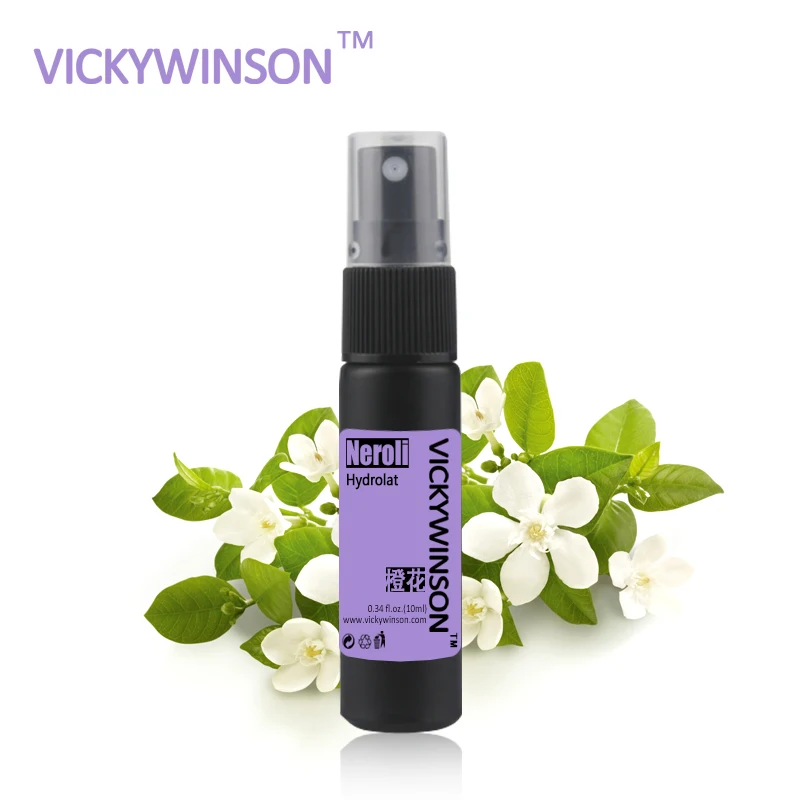 

VICKYWINSON Neroli hydrolat 10ml Shrink Pores Brighten Skin Color Fade Stain Floral WC3