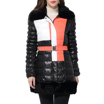 

Women's Winter Thick Warm Jacket White Duck Down Jacket Long Female Coat Slim Solid Jacket Winter Jacket Parker Down Women Coats