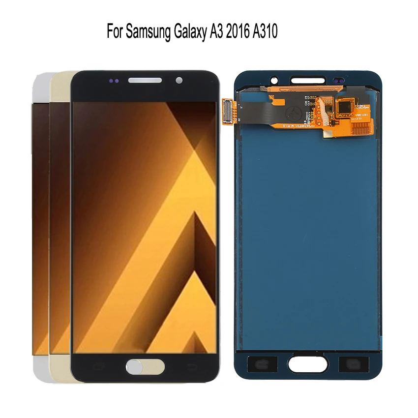 Ecran LCD Blanc Original Samsung Galaxy A3 2016 SM-A310F