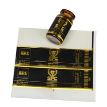 Недорогой ярлык мороженница пластизоль теплопередача печать с заказной золотой фольгой буквы логотип на бумаге или прозрачный ПВХ