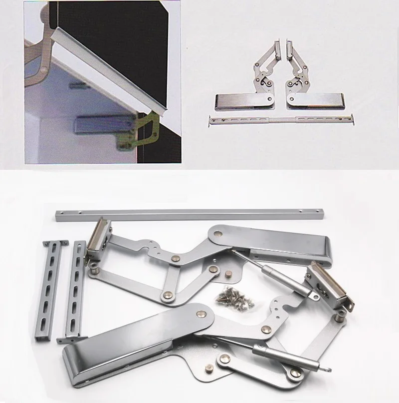 

best Pneumatic Flap Stay Soft Open Furniture Cabinet Cupboard Lift Up Support Bracket Microwave