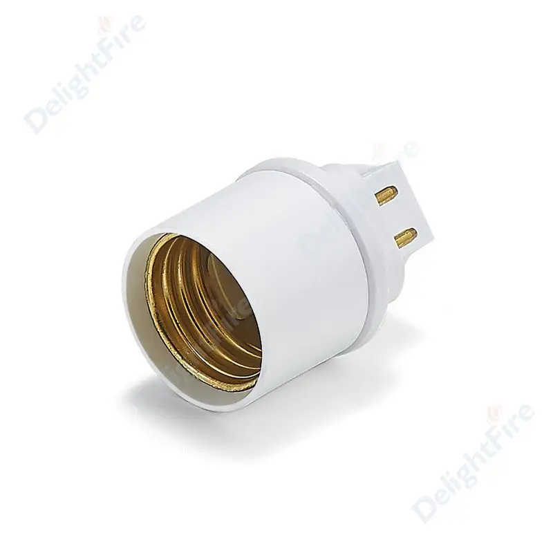 GX24 к E27 адаптер GX24Q к E27 E26 держатель лампы адаптер питания основание конвертера Разъем светодиодный светильник лампа удлинитель