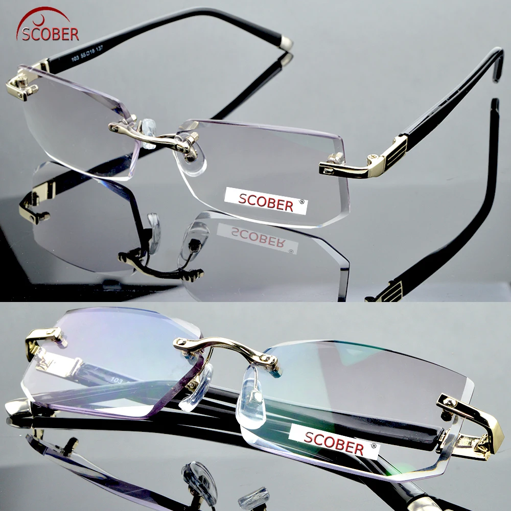 Мужские очки для чтения из титанового сплава, не сферические+ 0,75+ 1+ 1,5+ 1,75+ 2 до+ 6 поляризованные фотохромные прогрессивные линзы с покрытием