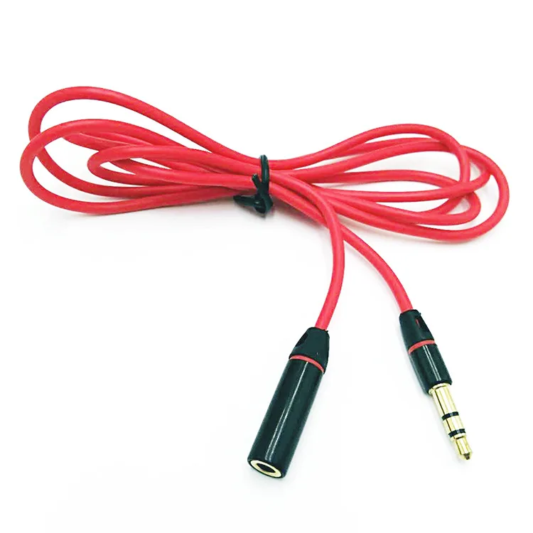 25pcs lot Audio Extension Cable 3 5mm Jack Male to Female Stereo Aux Cable Audio Extender Cord for Headphone Speaker Extender