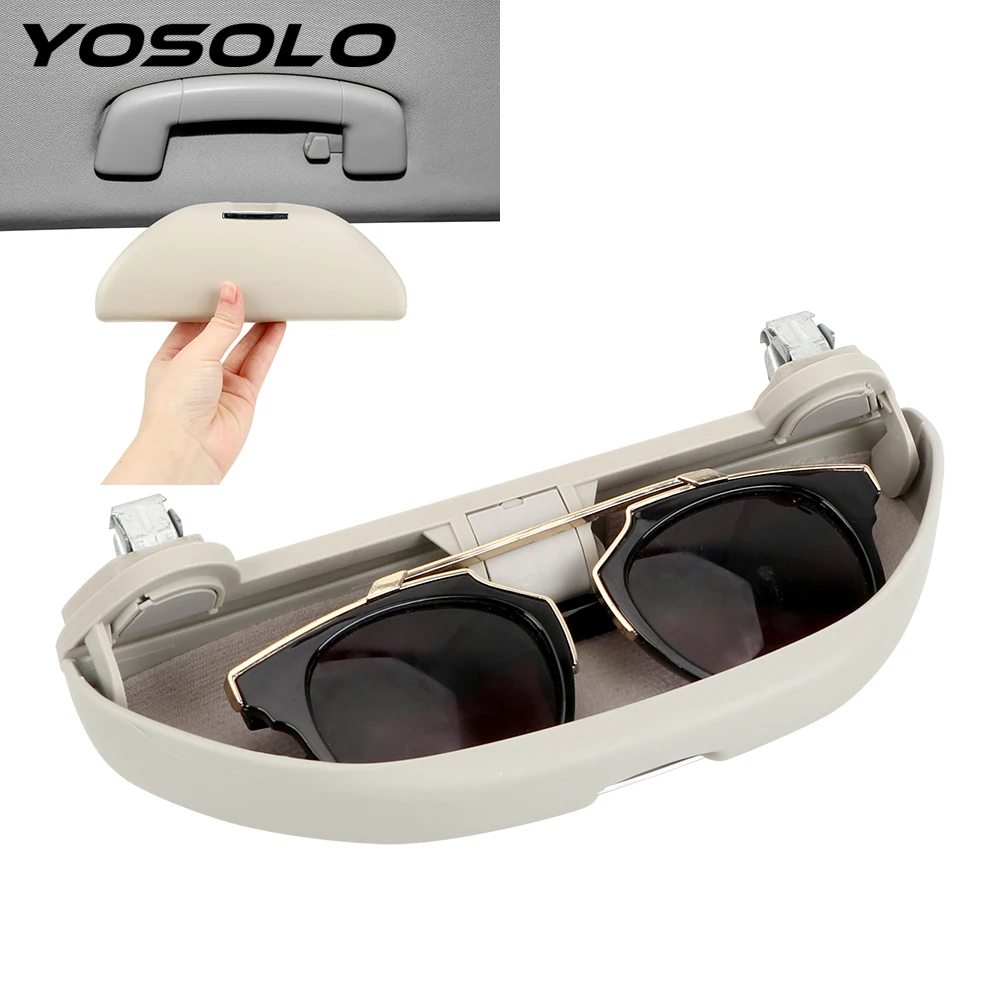 Авто крыша солнцезащитные очки чехол держатель для VW Polo 6R автомобиля солнцезащитные очки коробка автомобиля-Стайлинг для шкода Октавия Рапид солнцезащитные очки Ручка Зажим