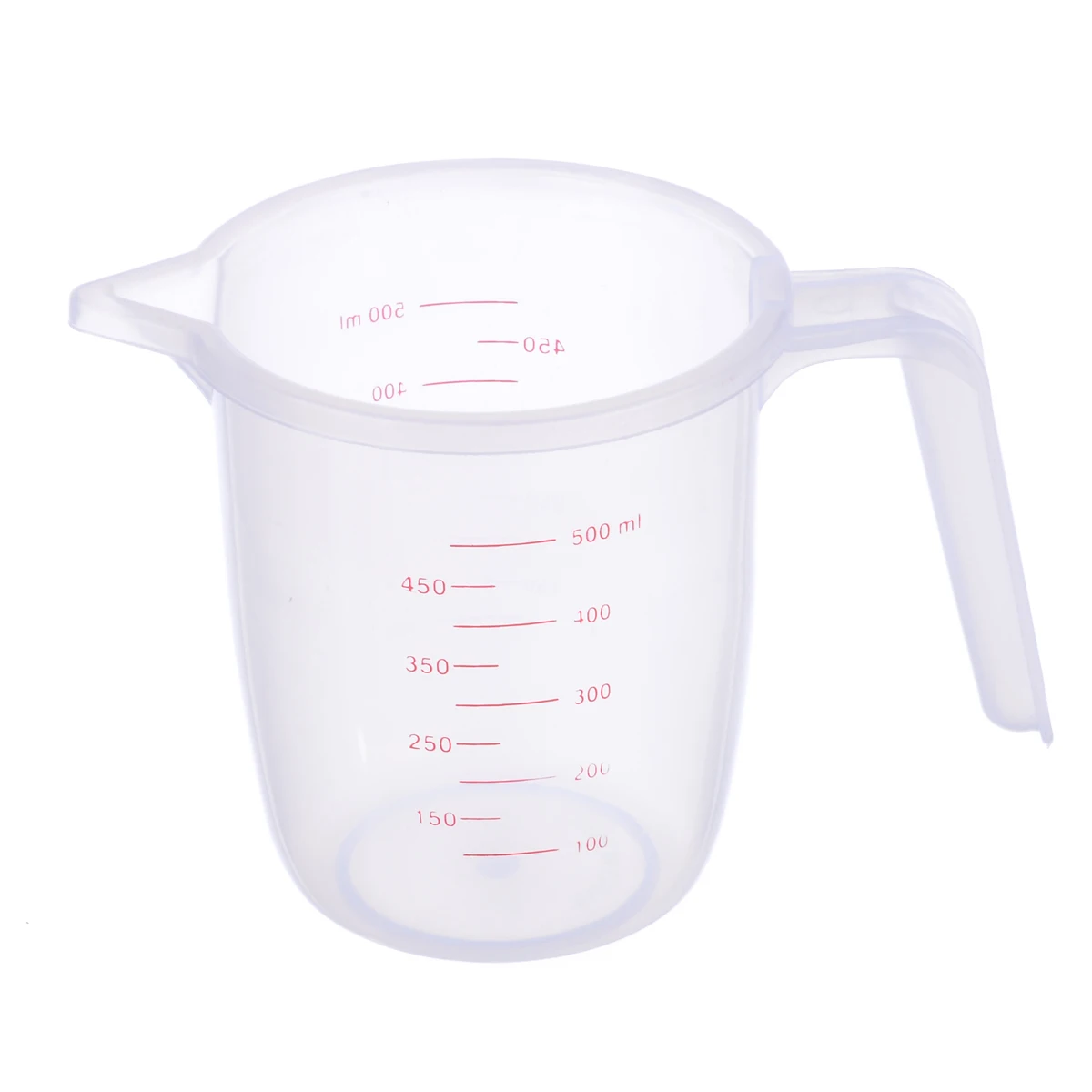 500ml Plastic Measuring Cup Pitcher Tools with Handle & Pour Spout Handle Design Measuring Tool for Kitchen Baking Tools