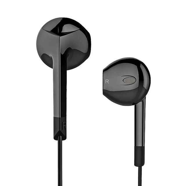 Simvict E6C Earphone Stereo Bass Sound Special Half In-ear Headset with Mic Handsfree for Phones Iphone 6 6s 5 5s Xiaomi Samsung