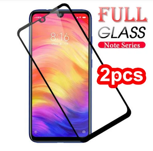

2pcs Full Tempered Glass For Xiaomi Redmi Note 7 6 5 Pro GO Protective Glass For Xiaomi Mi 9 9SE 8 A1 A2 Lite Screen Protector