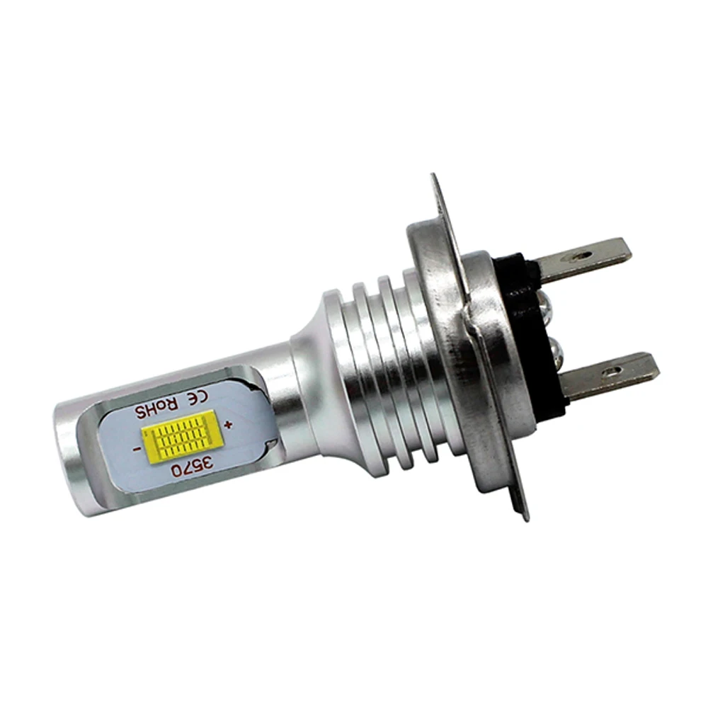 2 шт. супер яркий H7 CSP 3570 Canbus светодиодная лампочка фары H1 H3 H8 H11 9005 9006 H10 HB3/4 880 881 бег вождения Противотуманные огни 6000 K