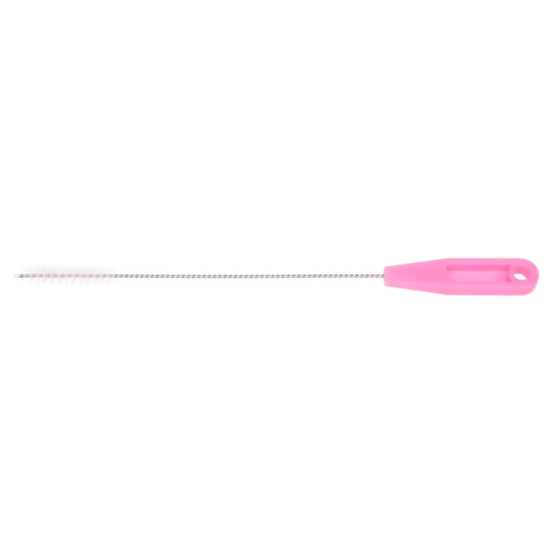 

Pink Plastic Handle Stainless Steel Twisted Bottle Straw Brush Cleaner