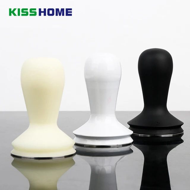 Best Price 58MM Matte Handle Stainless Steel Base Tamper Protable Detachable Ultra-thin Base Powder Press Solid Hammer Coffee Accessories