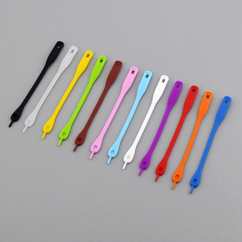 12pcs/set Colorful Silicone Wine Glass Bottle Drink Cup Marker Party Tags Cup Identify Label Random Color