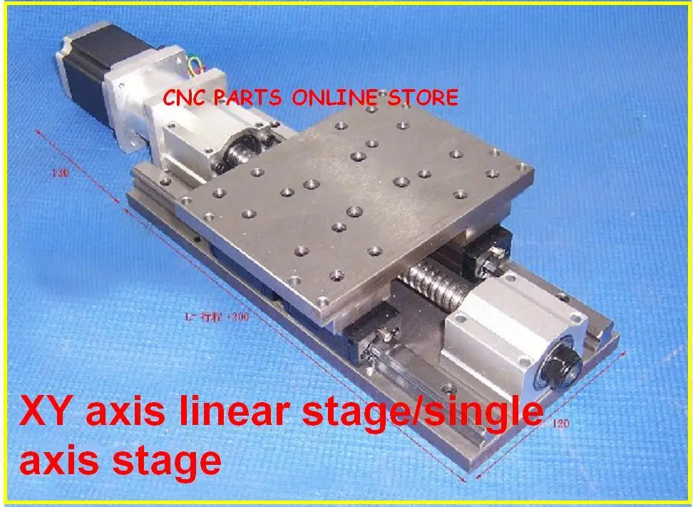 200 мм для активного хода раздвижной линейный стол с ЧПУ Типа CNC с nema 23 мотором